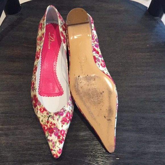 Delman floral flats - Picture 3 of 4